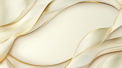 Delicate gold lines and soft ivory background for a professional certificate layout.