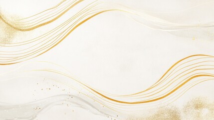 Ivory and gold lines creating a balanced certificate design with a modern touch.