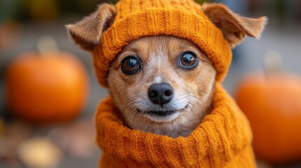 Pet Halloween costume party in an outdoor setting with creative costumes. Highlighting festive decorations and spooky atmosphere, ideal for Halloween events and social media posts.