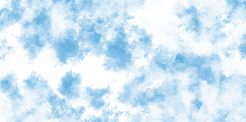 Abstract Mint Bluesky Water color background, Illustration. cloudy Minty sky background with clouds, cloudy light blue watercolor natural clouds and smoke. romantic summer blue sky with fluffy cloud.	