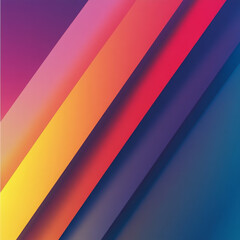 Fototapeta premium Life's vibrant hues, colorful gradients, where every moment sparkles with color and every experience shines with potential