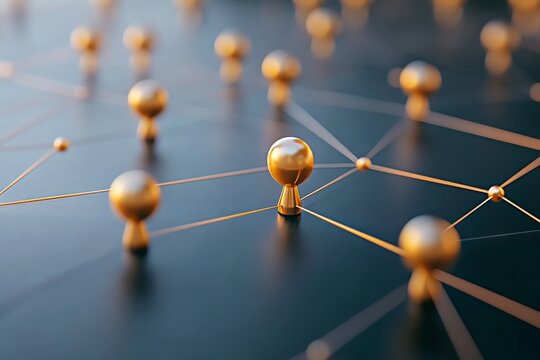 Network of People Connecting, Symbolizing Social Media Influence