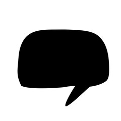 Vector blank empty speak bubble  chatting or message box set