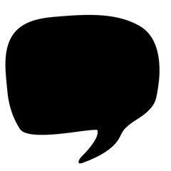 Vector blank empty speak bubble  chatting or message box set