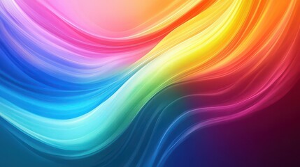 Vibrant Color Waves Background