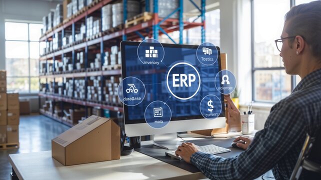 Streamlining Warehouse Operations Implementing an Effective ERP System for Enhanced Efficiency - Powered by Adobe
