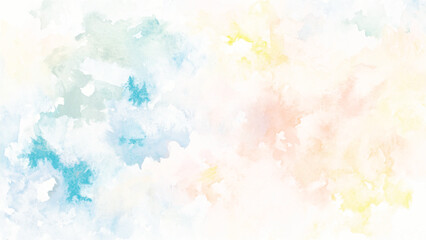 ピンク色のキラキラテクスチャ背景. Abstract watercolor painting as background. Aquarelle paint paper textured canvas for text design, greeting card, template. Multicolor gradient hand dr