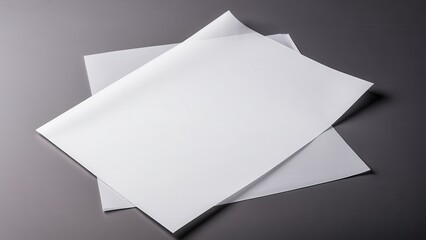 Elegant tracing paper mockup, great for presenting logos, stationery, or artwork in a sophisticated and modern style.