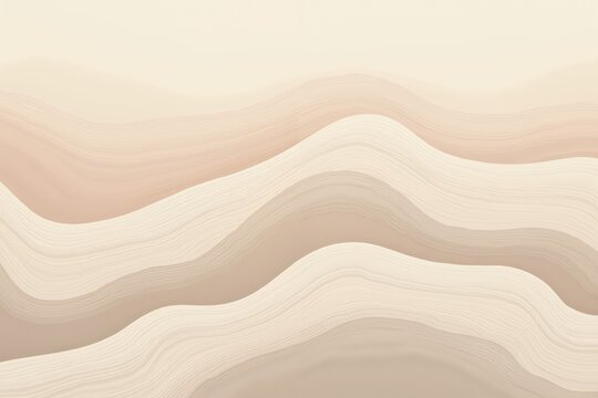 Abstract earth tone wavy pattern design for modern interior decor.
