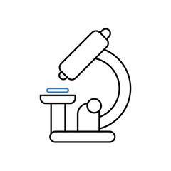 laboratory concept line icon. Simple element illustration. laboratory concept outline symbol design.
