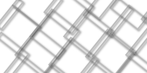 Abstract white background square pattern on banner with shadow. Abstract background with black technology modern background design. Vector futuristic digital landscape with lines vector.