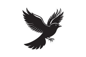 Obraz premium Eastern Bluebird Silhouette Vector Illustration Perfect for Print & Digital Projects