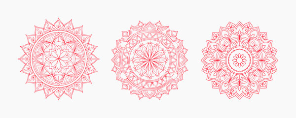 Mandala patterns design template