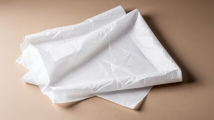 Realistic tracing paper mockup perfect for showcasing branding, logos, or creative designs on translucent paper in a clean, professional presentation.