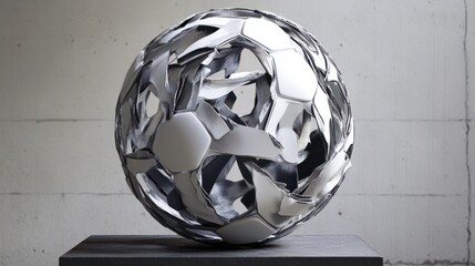 Soccer ball cut out