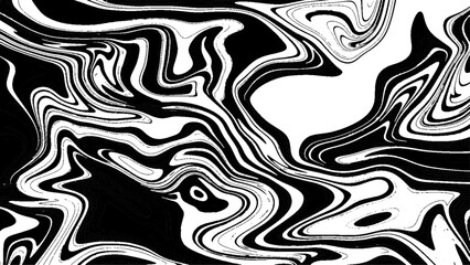 This is a black and white liquid marbled background illustration. It is a vector data which is easy to edit.