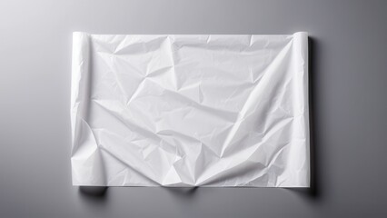 Photorealistic tracing paper mockup, ideal for showcasing intricate design details or branding on translucent material for a professional visual presentation.