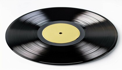 Obraz premium vinyl record isolated on white background