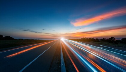 하늘을 가로지르는 빛의 띠