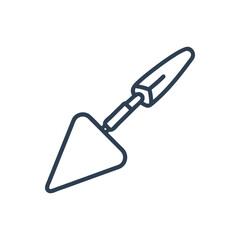 Trowel icon on white background