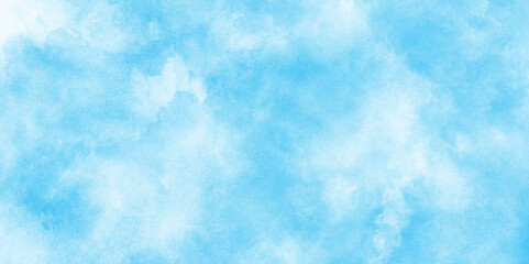 clear blue sky background summer season clouds texture, The summer is colorful clearing day Good weather with natural clouds, Abstract Blue watercolor painted cloudy sky background.