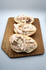 Smoked mackerel, a fish that is sometimes worth including in your diet.
