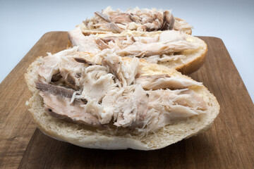 Smoked mackerel, a fish that is sometimes worth including in your diet.
