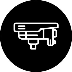 Surveillance vector icon style