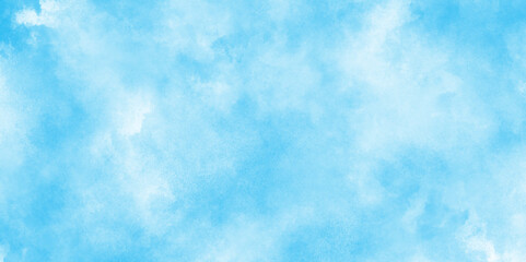 clear blue sky background summer season clouds texture, The summer is colorful clearing day Good weather with natural clouds, Abstract Blue watercolor painted cloudy sky background.