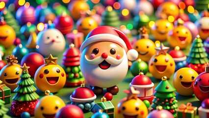 Christmas Emoji Collection for Festive Celebrations and Holiday Cheer