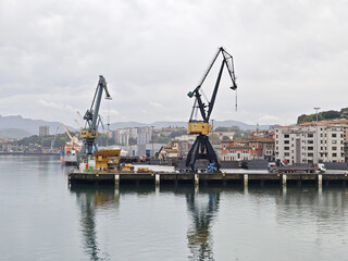 Port in Pasaia village, the Basque Country, Spain