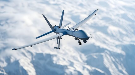 Obraz premium Advanced Multi-Layered Drone Defense Strategies - Visual Scanning Autonomous Anti-UAV Solutions for Enhanced Security and Protection