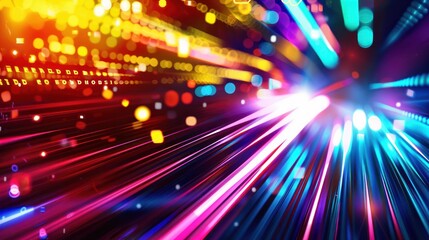 Naklejka premium Abstract Colorful Lights