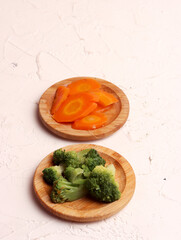brocoli carrot ingredient kitchen diet leaf raw vegetarian meal plant lunch box organic photo art