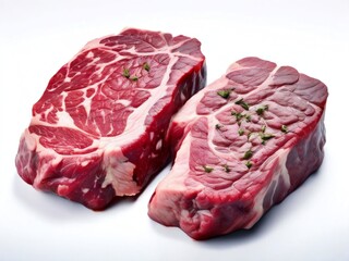 Obraz premium Steak, Beef, Tomahawk, Wagyu, Camping, Family Restaurant, Medium, Well Done, Rare, Marbling, Food, Cooking, Meal,