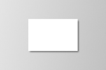 Fototapeta premium Business card mockup with grey background