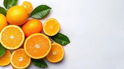 A photostock of assorted citrus fruits like oranges and lemons, white background