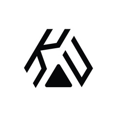  letter logo design on White background.  creative initials letter logo concept.  letter design.
