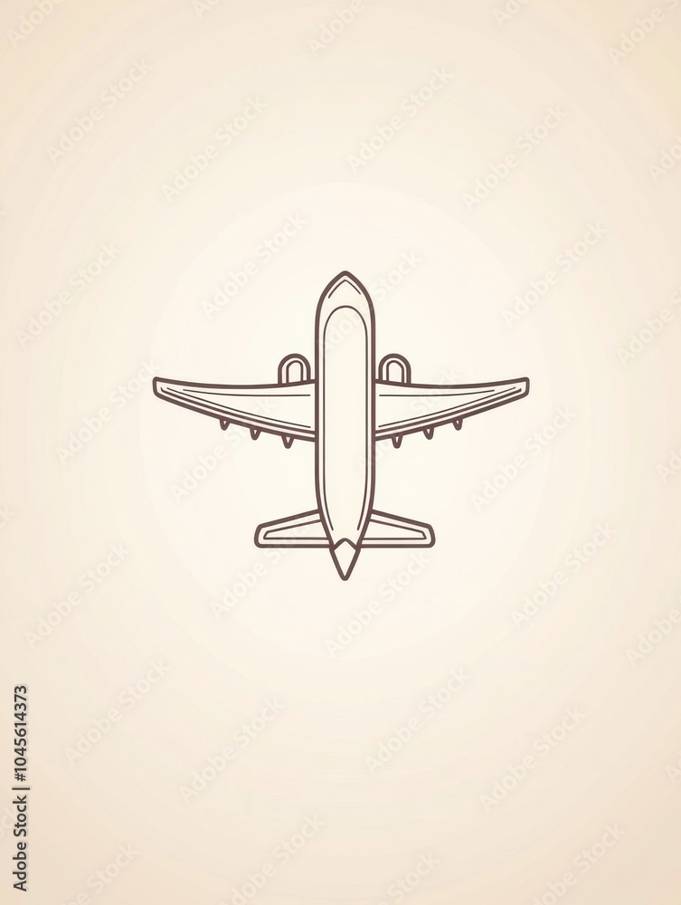 Leinwandbilder An airplane icon ascends towards a map pin, symbolizing the excitement of exploring new travel destinations around the world. Generative AI