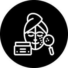 Acne treatment vector icon style