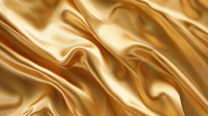 Golden Silk Drapery