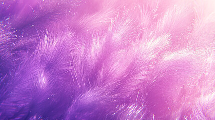 Obraz premium Whimsical Purple Fluffy Background Illustration