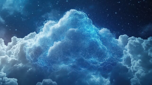 Digital Constellation: Business Professionals Harnessing Cloud Technology for Innovation