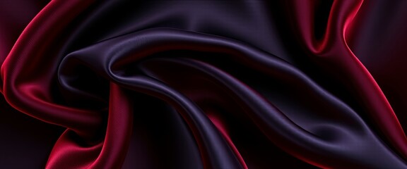 Fototapeta premium Luxurious Velvet Silk Drapes Abstract Background for Digital Art Design with Copy Space