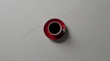 Coffee cup and stylish and modern coffee packaging with or dark brown and a table with a pink background