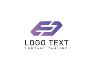 Fototapeta premium E Luxury letter logo