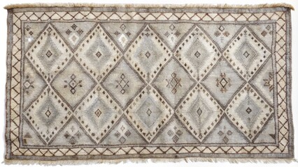 Soft Gray Moroccan Berber Rug with Global Style Perfect for Modern and Traditional Interiors