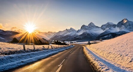 beautiful landscape of nature