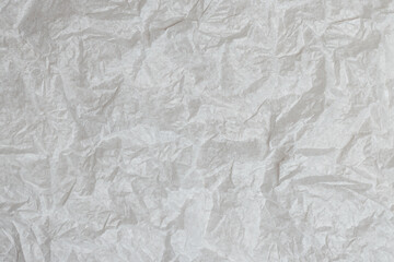 Wrinkled paper white background texture