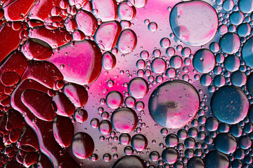 pink fluid shapes abstract backdrop